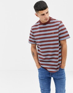 Футболка рыжего цвета в полоску Farah Willem - Красный