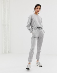 Спортивный свитшот и джоггеры слим ASOS DESIGN - Серый