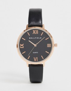 Женские часы с черным ремешком Bellfield - Черный