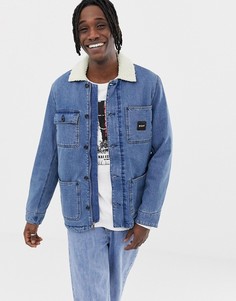 Джинсовая куртка с подкладкой из искусственного меха HUF Torrance - Синий