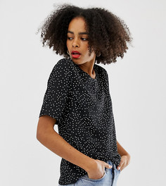 Топ в горошек Glamorous - Черный