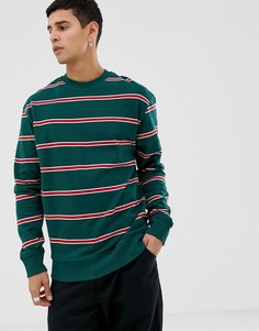 Зеленый свитшот с полосками New Look - Зеленый