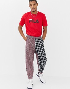 Красная футболка с большим логотипом Fila Black Line - Красный