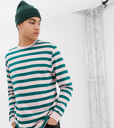 Свободный лонгслив в полоску ASOS DESIGN Tall - Мульти