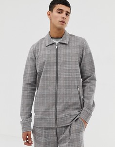 Куртка в клетку Jack & Jones Premium - Серый