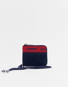 Кошелек с логотипом на ремешке через плечо Tommy Jeans - Темно-синий