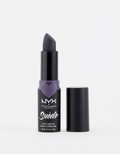 Матовая губная помада NYX Professional Makeup Suede - Doom - Розовый
