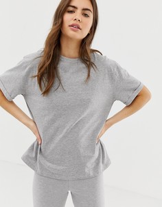 Свободная футболка ASOS DESIGN mix & match - Серый