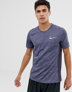 Фиолетовая футболка Nike Running Miler 833591-081 - Фиолетовый