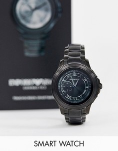 Черные смарт-часы 43 мм Emporio Armani ART5011 Alberto - Черный