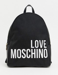 Парусиновый рюкзак Love Moschino - Черный