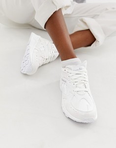 Белые кроссовки Reebok Aztrek - Синий