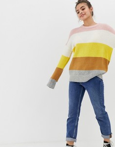 Джемпер в широкую полоску Brave Soul - Розовый