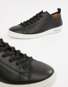 Черные кожаные кроссовки PS Paul Smith Miyata - Черный