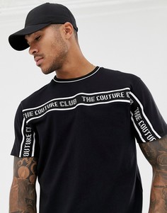 Футболка с фирменной лентой The Couture Club - Черный