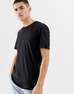 Удлиненная футболка Only & Sons - Черный