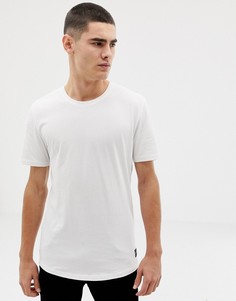 Удлиненная футболка Only & Sons - Белый