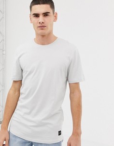 Удлиненная футболка Only & Sons - Черный