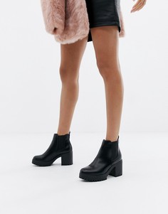 Черные ботинки на толстой подошве Public Desire Krissie - Черный
