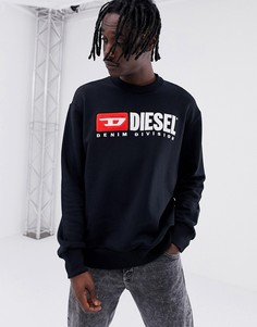 Черный свитшот Diesel S-Crew-Division - Черный