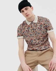 Поло с принтом Pretty Green - Мульти