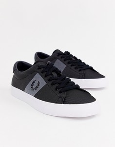 Двухцветные кроссовки Fred Perry Underspin - Черный