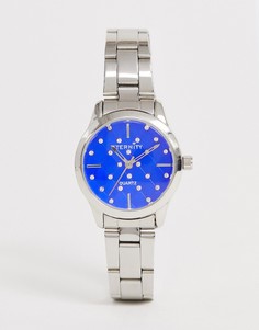Серебристые женские часы с кристаллами Swarovski от Eternity - Серебряный