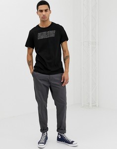 Футболка Weekday Pictor Simulation - Черный