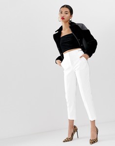 Белые брюки-сигареты River Island - Белый