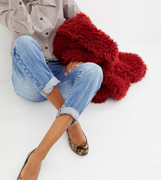 Балетки черепаховой расцветки ASOS DESIGN Lassie - Мульти