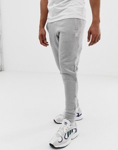 Серые джоггеры с вышитым логотипом adidas Originals - Серый