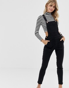 Черный джинсовый комбинезон Miss Selfridge - Черный