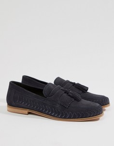 Темно-синие замшевые лоферы KG By Kurt Geiger - Синий