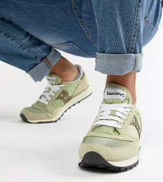 Зеленые кроссовки в винтажном стиле Saucony Jazz Оriginal - Зеленый