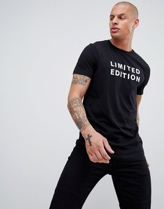 Футболка с принтом ограниченной серии ASOS DESIGN - Черный
