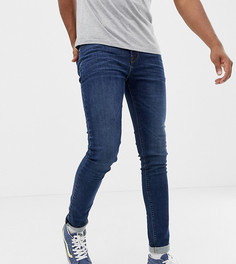 Темные джинсы скинни ASOS DESIGN Tall - Синий