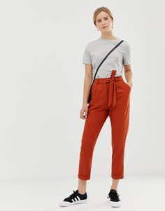 Брюки-галифе с поясом оби ASOS DESIGN - Красный