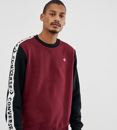 Свитшот с отделкой лентой Converse эксклюзивно для ASOS - Красный