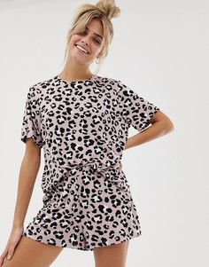 Комбинируемые пижамные шорты ASOS DESIGN - Розовый