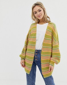 Кардиган из крученой пряжи ASOS DESIGN - Светло-бежевый