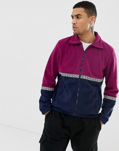 Флисовая куртка на молнии Another Influence - Фиолетовый