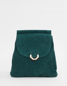 Замшевый рюкзак ASOS DESIGN - Зеленый