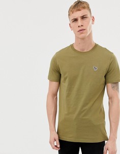 Узкая футболка хаки с логотипом PS Paul Smith - Зеленый