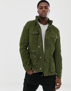 Окрашенная классическая куртка Scotch & Soda - Зеленый