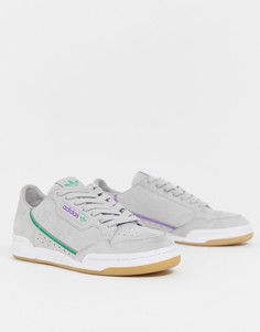 Серые кроссовки adidas Originals Continental 80s TFL - Серый