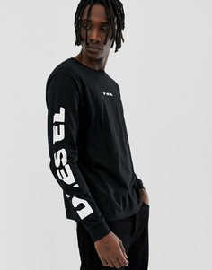 Черный лонгслив Diesel T-Joe-LS-SN - Черный