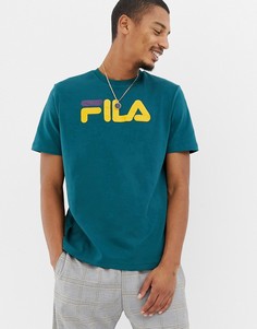 Зеленая футболка с логотипом Fila Black Line Toto - Зеленый