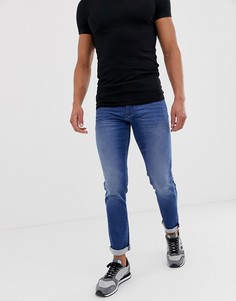 Светлые зауженные джинсы Armani Exchange J14 - Синий
