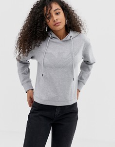 Худи с логотипом Emporio Armani - Серый