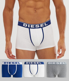 Набор из 3 пар трусов разных цветов с логотипом Diesel - Мульти